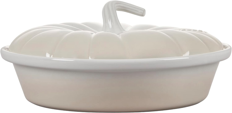 9" Stoneware Pumpkin Baker with Lid