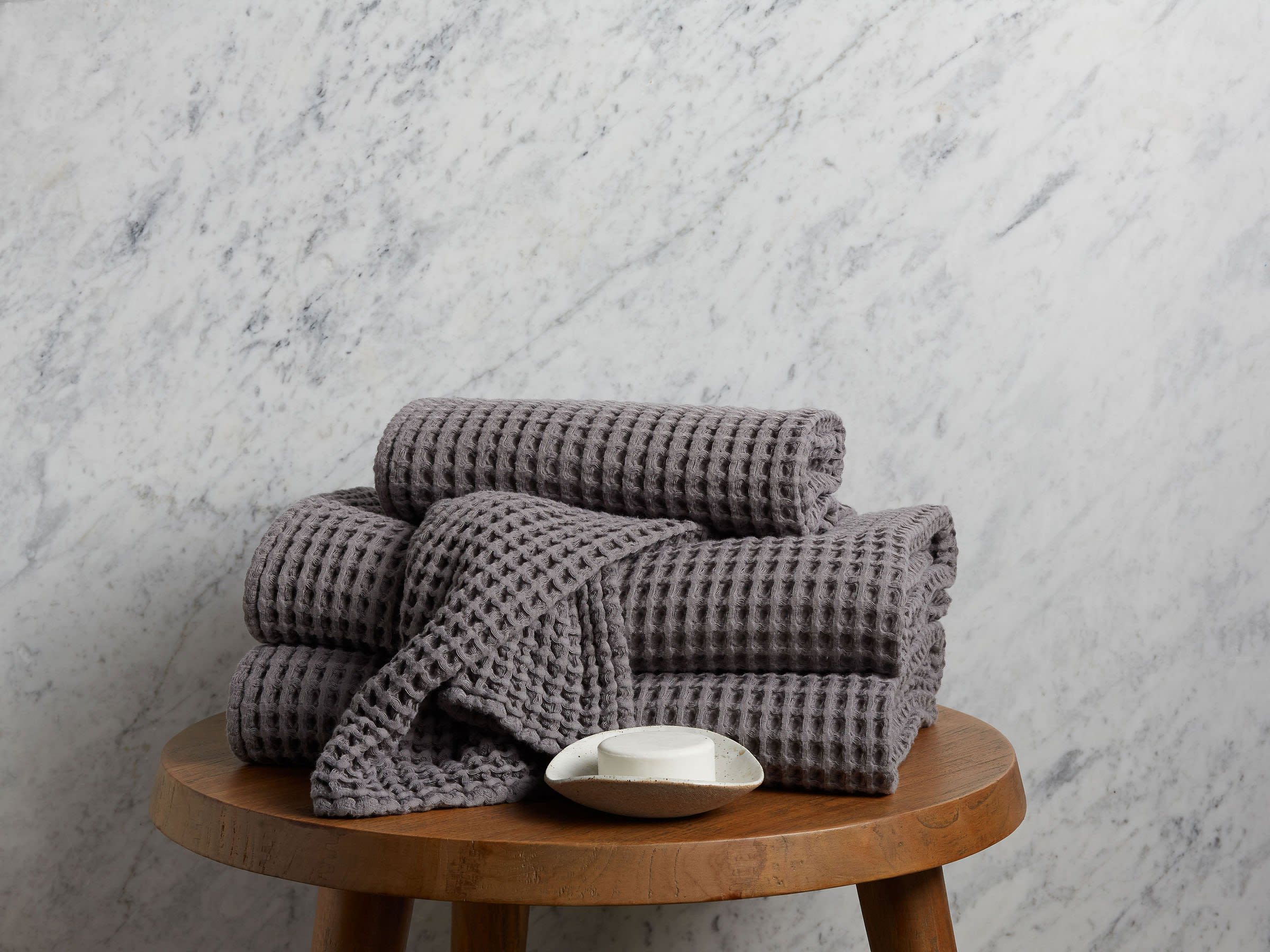 Parachute Home Waffle Hand Towel - Thumbnail 5