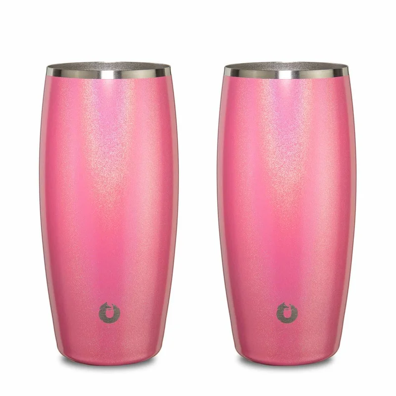 Stainless Steel Beer Glass, Set of 2