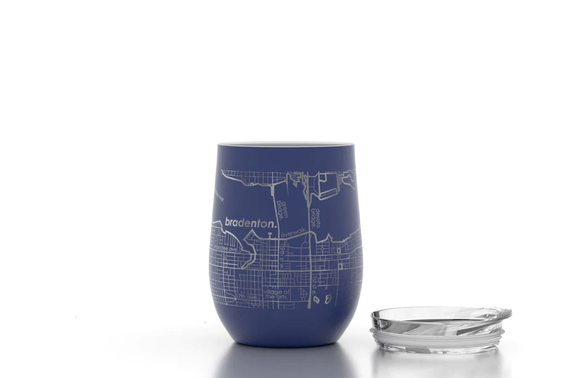 Home Town Maps Wine Tumbler