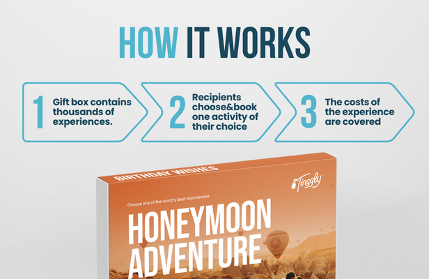 Honeymoon Experience Gift Box with 6K Worldwide Experiences