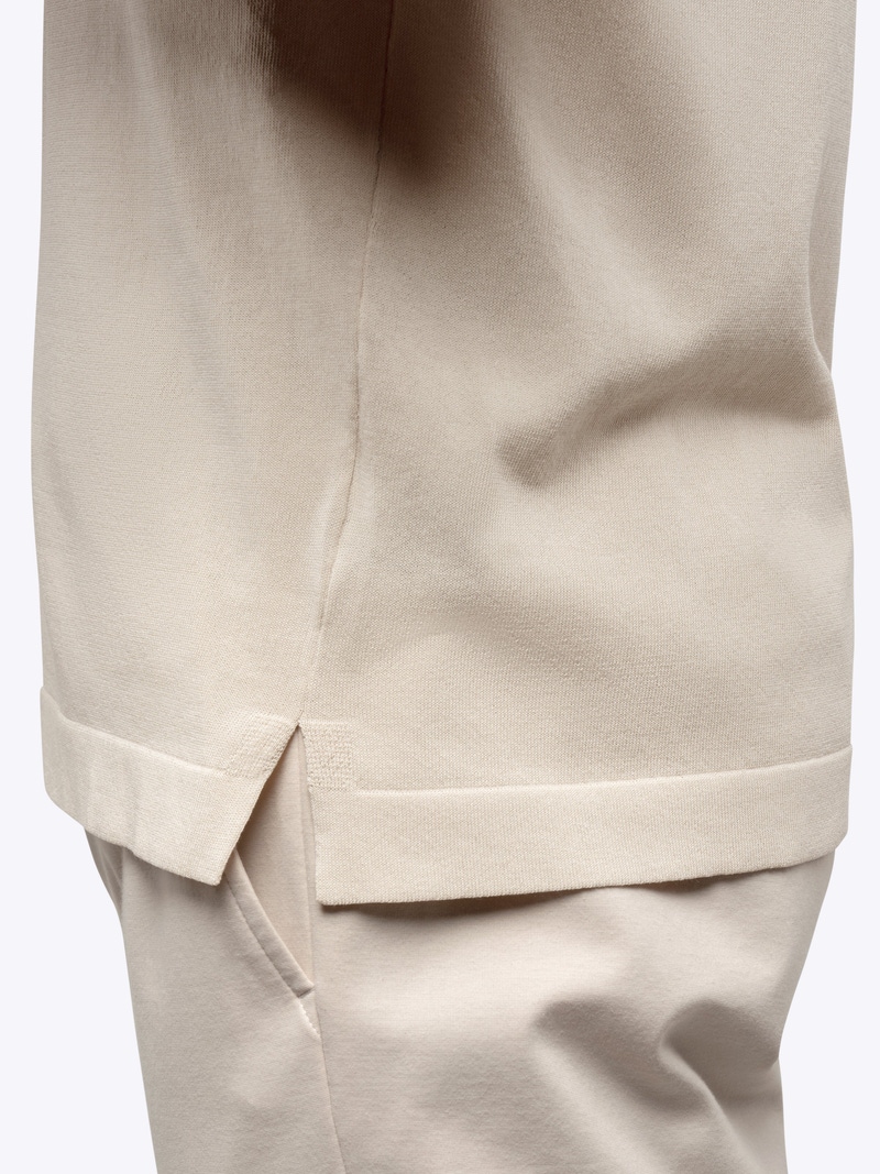 Men's Riviera Knit Button Up, Sand Dune