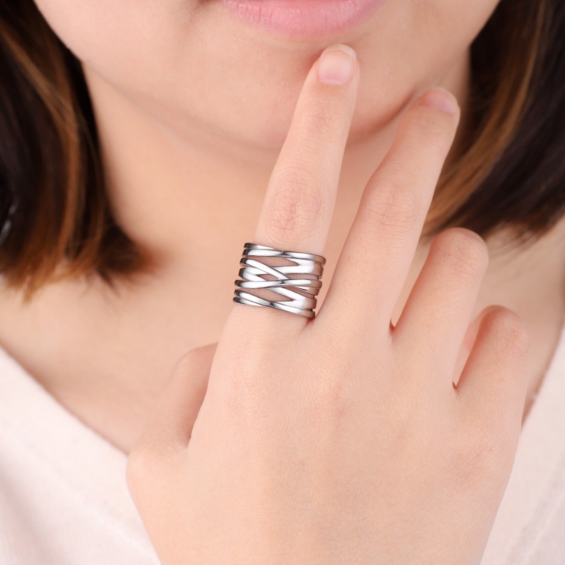 Wire Wrap Statement Ring