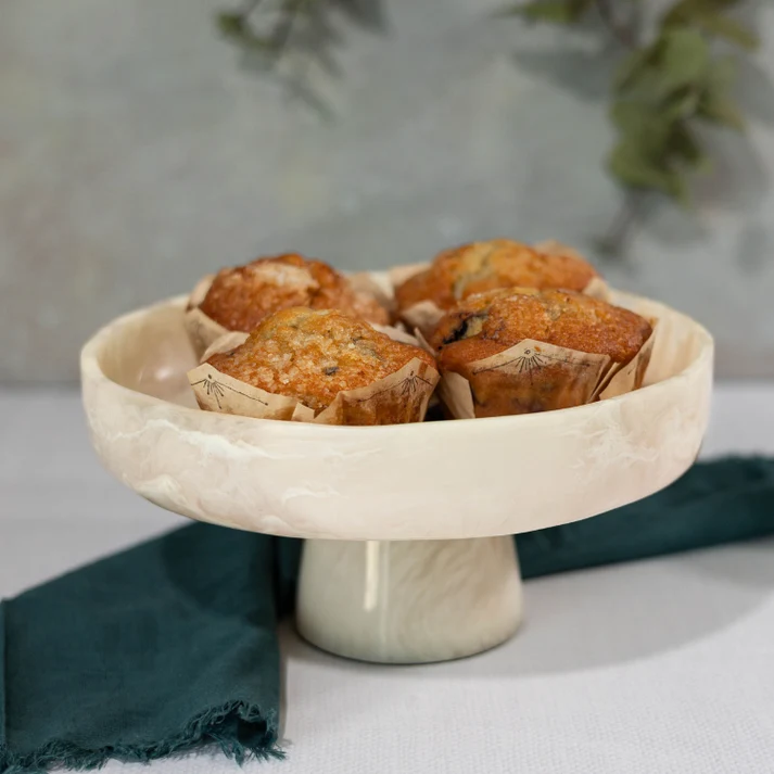 Resin Pedestal Bowl