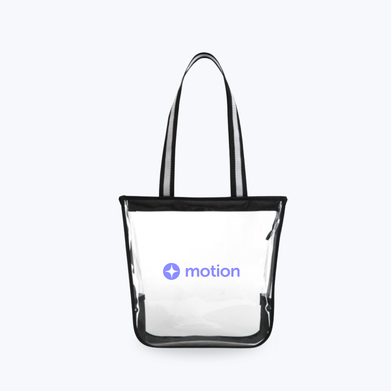 Branded Clear Tote