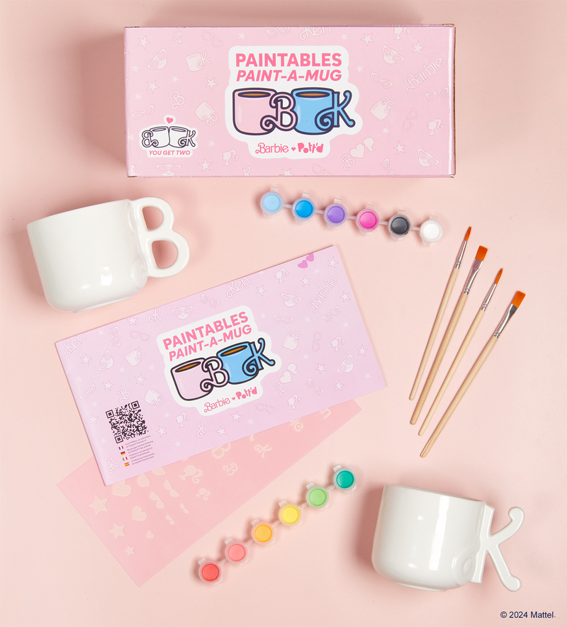 Barbie x Pott'd Paintable Mug Set