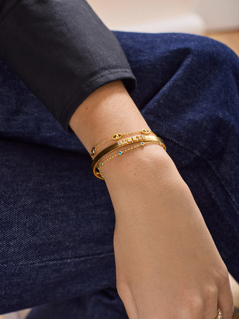 Yasmine 18K Birthstone Bracelet