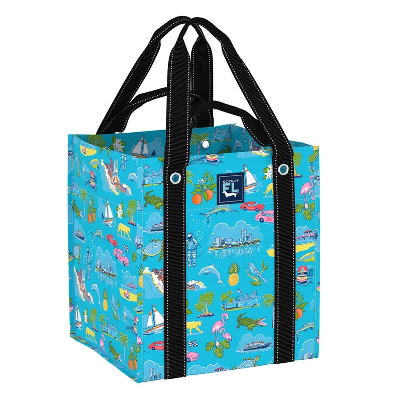 Bagette Market Tote, States Print