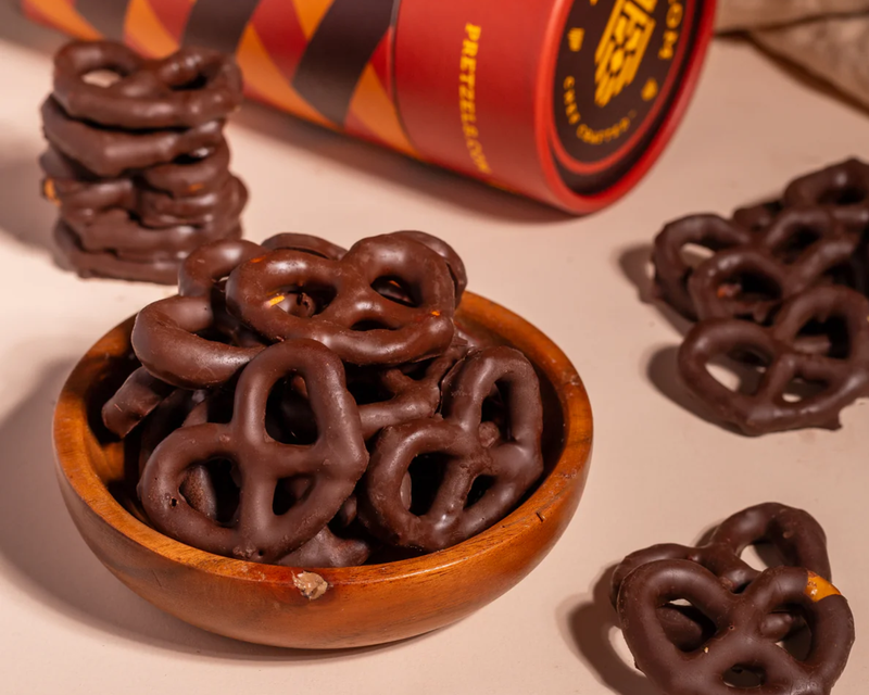 Chocolate Covered Pretzel Tube
