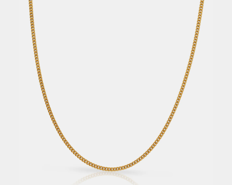 18K Gold Connel Chain 2mm