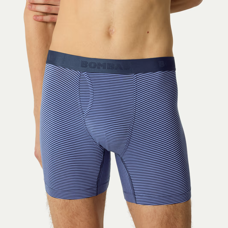 Men's Cotton Modal Blend Boxer Brief 6" 6-Pack