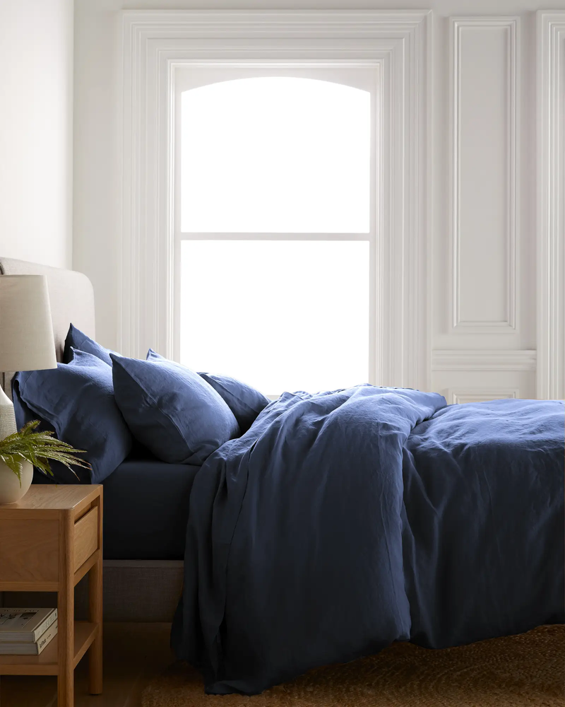 European Linen Duvet Cover, Queen
