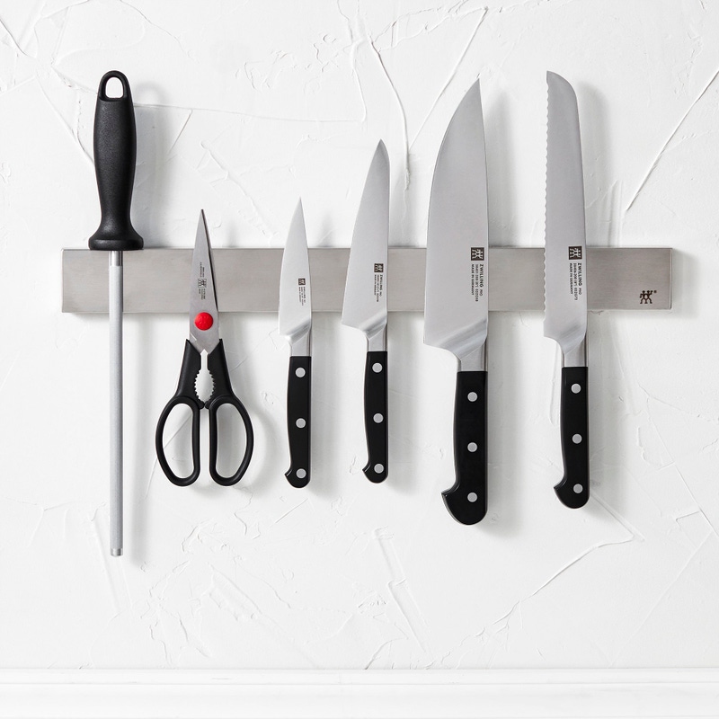 Stainless Steel 17.5" Magnetic Knife Bar