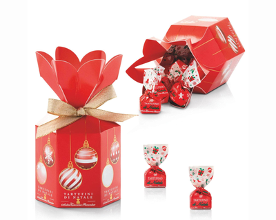 Christmas Flower Box Hazelnut Chocolate Truffles