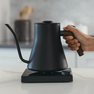 Stagg EKG Pro Electric Kettle, Studio Edition with Wooden Accents