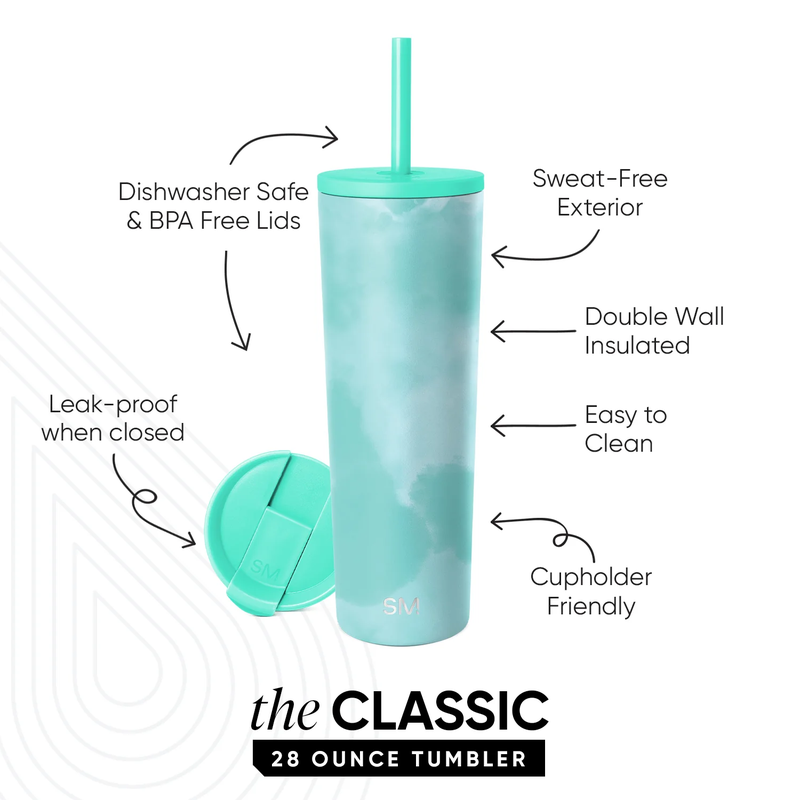 Classic PatternTumbler, 28oz
