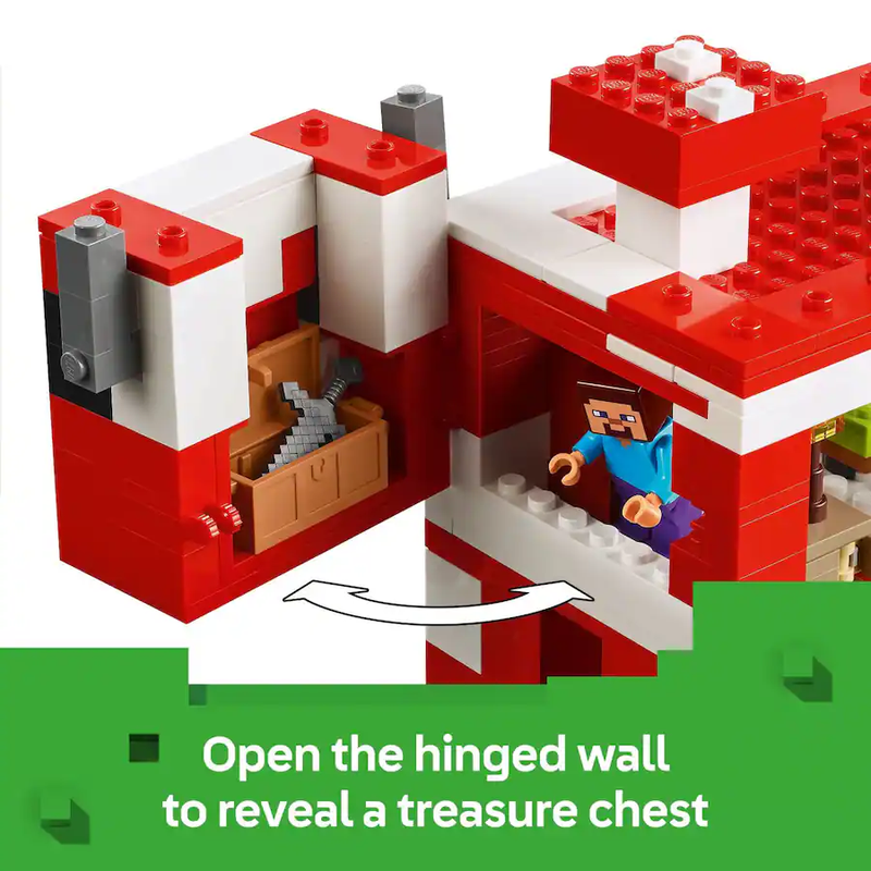 Lego Minecraft: The Mooshroom House
