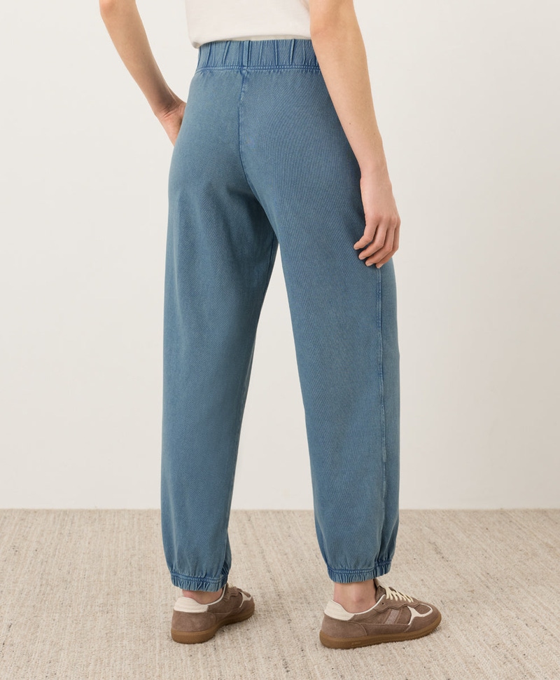 Women's Organic Weekends Relaxed Sweatpant, Washed Wedgewood Blue