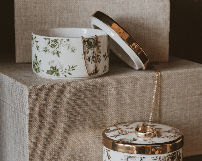Trinket Dish with Lid