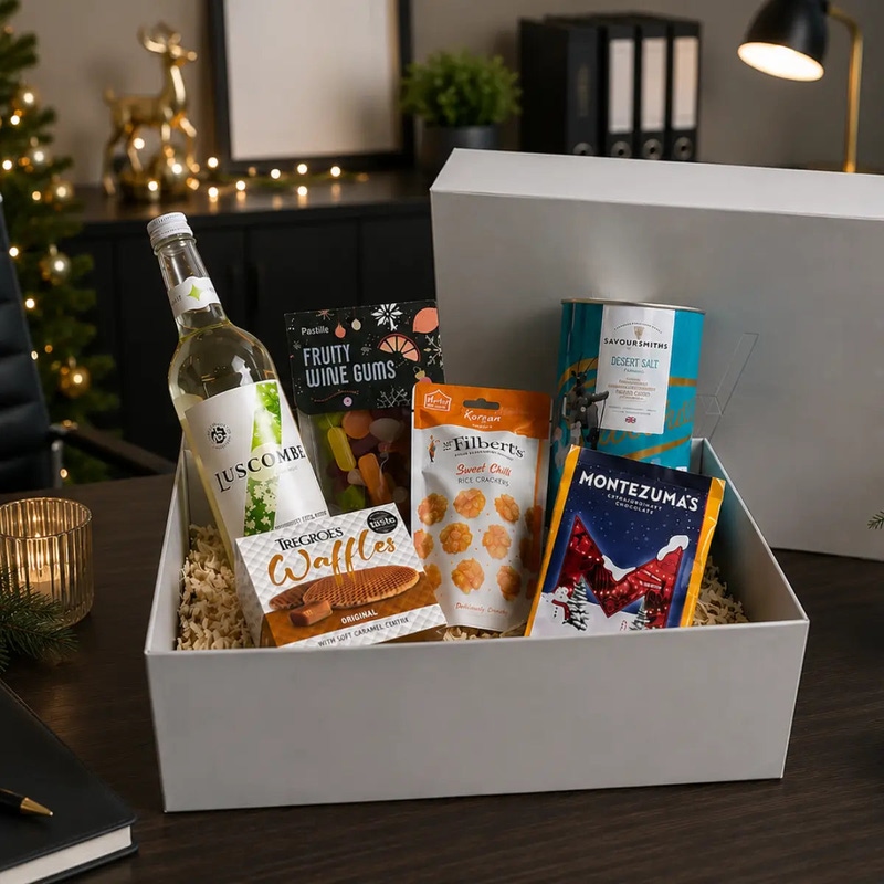 Merry Festive Food and Drink Gift Box