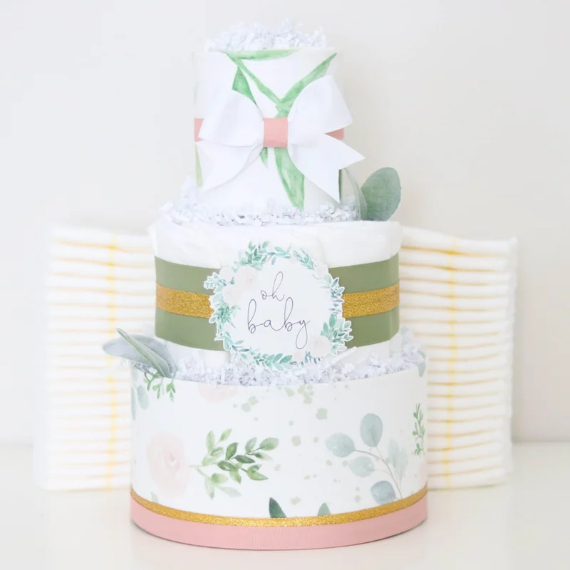 Diaper Cake Baby Bundle