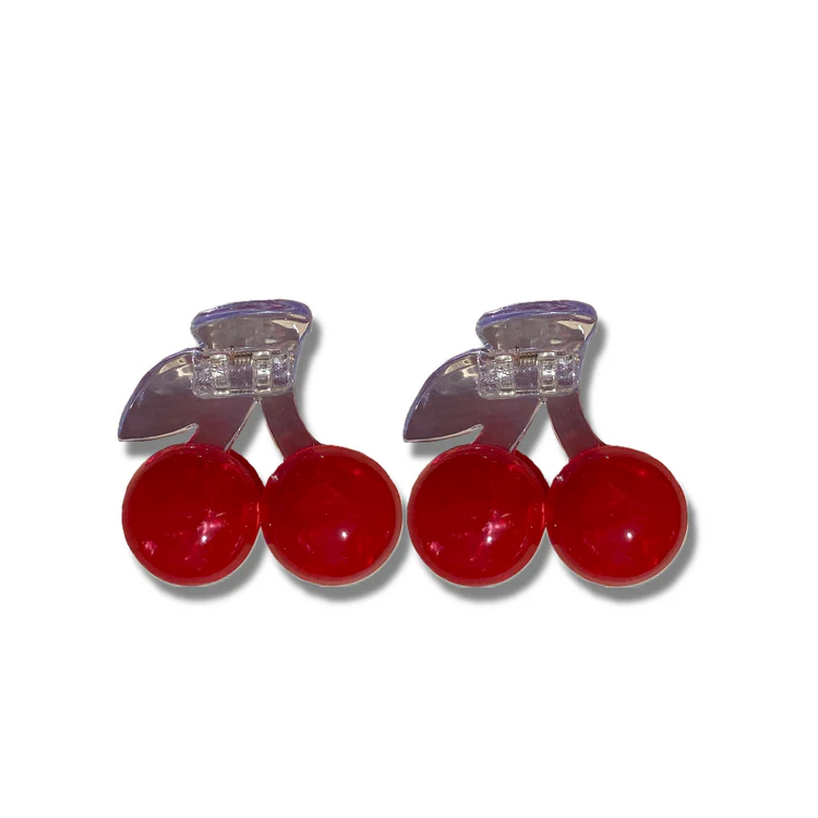 Acetate Cherry Claw Clip