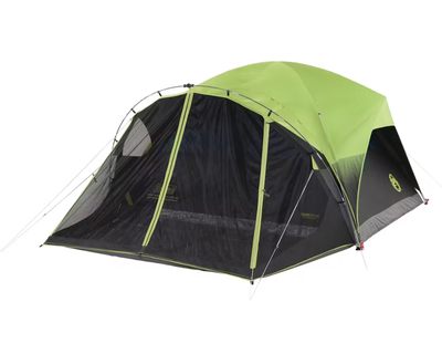 6-Person Carlsbad Dark Room Dome Camping Tent with Screen Room
