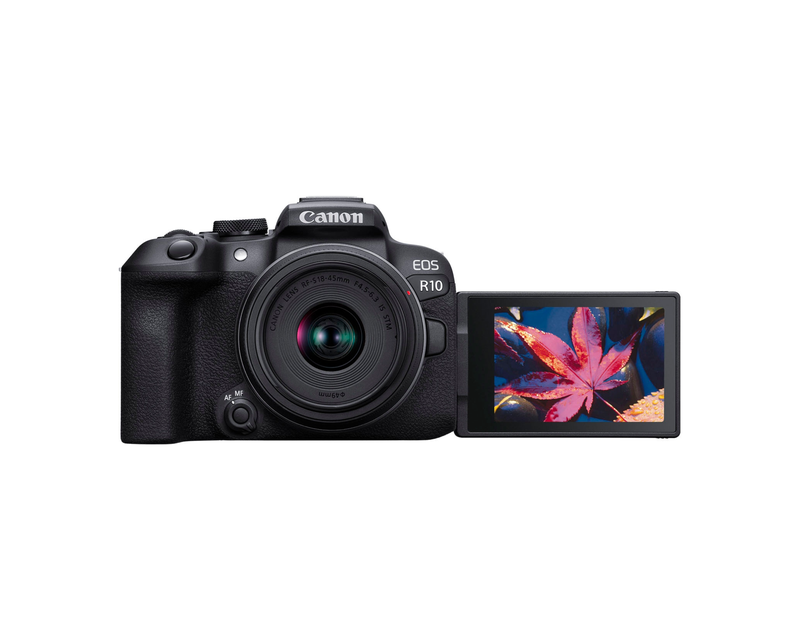 EOS R10 Mirrorless Camera with RF-S 18-45 f/4.5-6.3 IS STM Lens