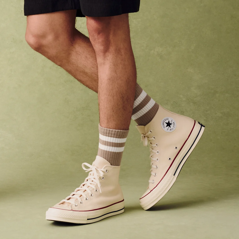Men's Vintage Stripes Half Calf Socks