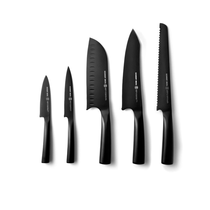 Jet Black 12-Piece Knife Block Set