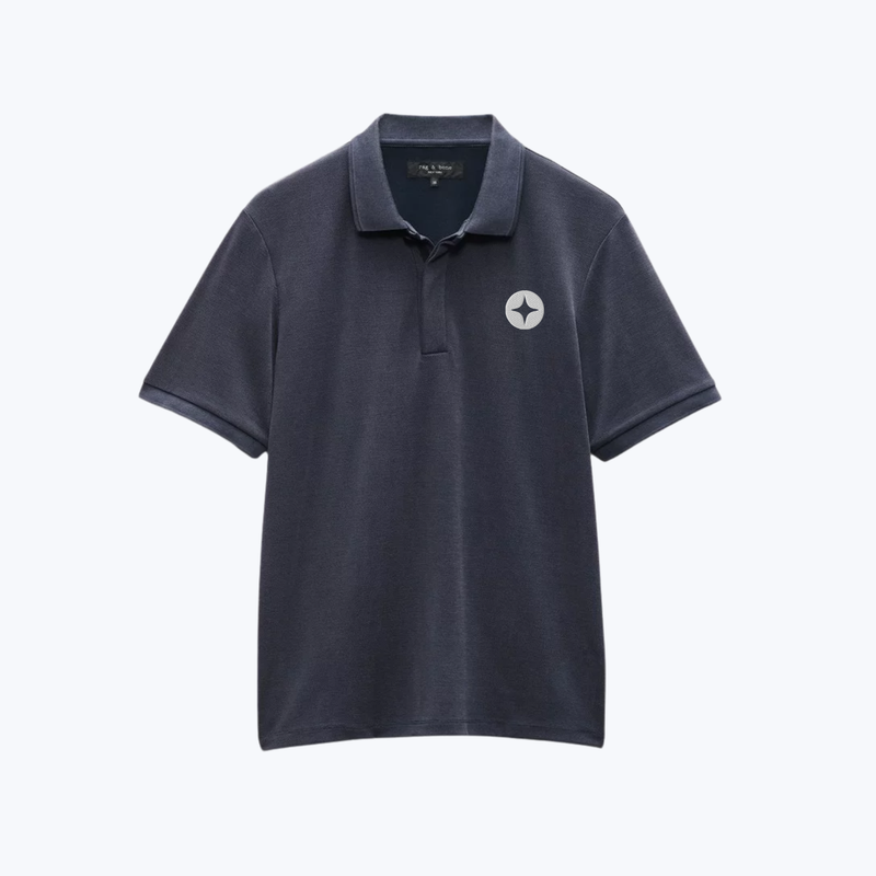 Branded Rag & Bone Tech Stretch Pique Men's Polo