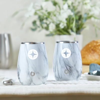 Branded Stainless Steel Pinot Wine Glass Set