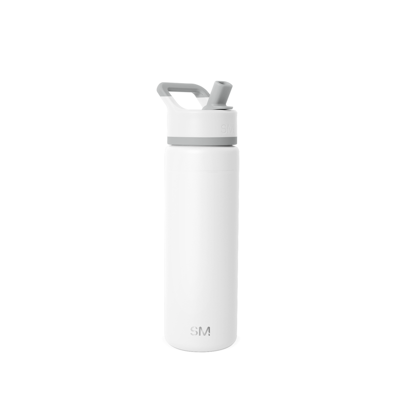 Summit Solid Water Bottle with Straw Lid, 22oz