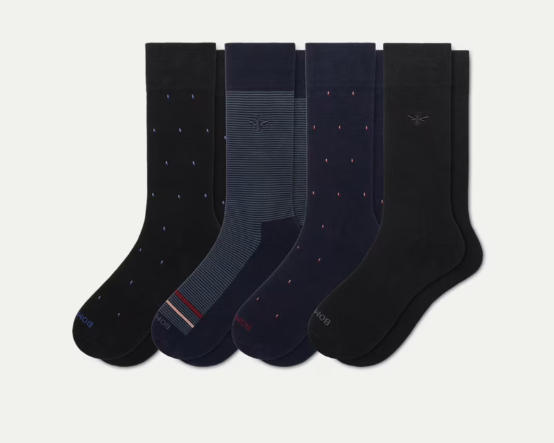 Bombas  Men's Dress Calf Sock 4-Pack | Goody