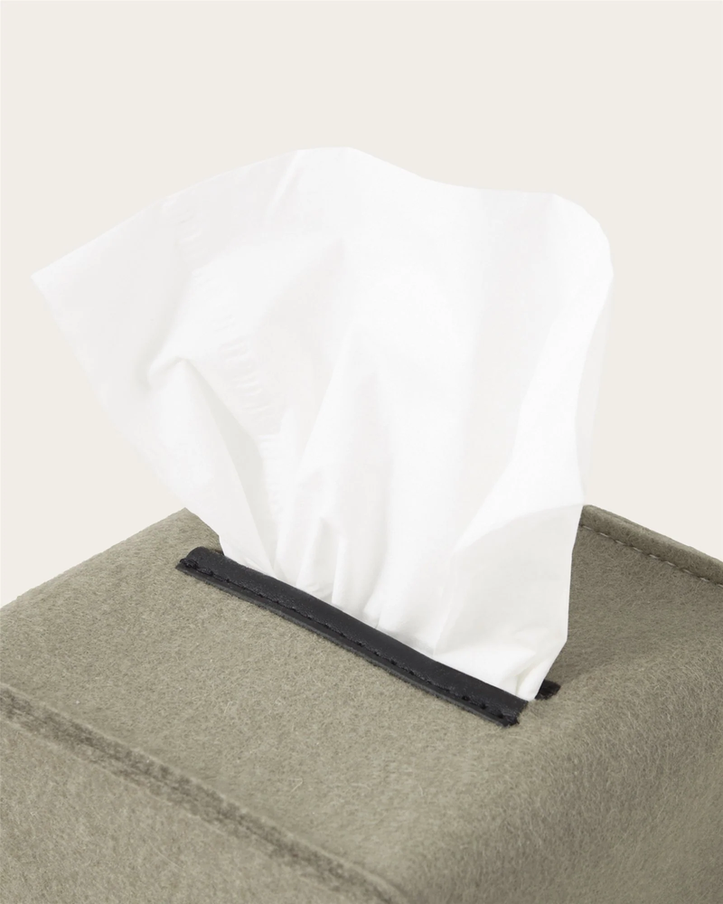 Merino Wool Small Tissue Box Cover
