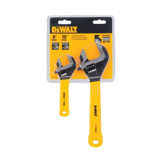 Dip Grip Adjustable Wrench Set 2-Pack