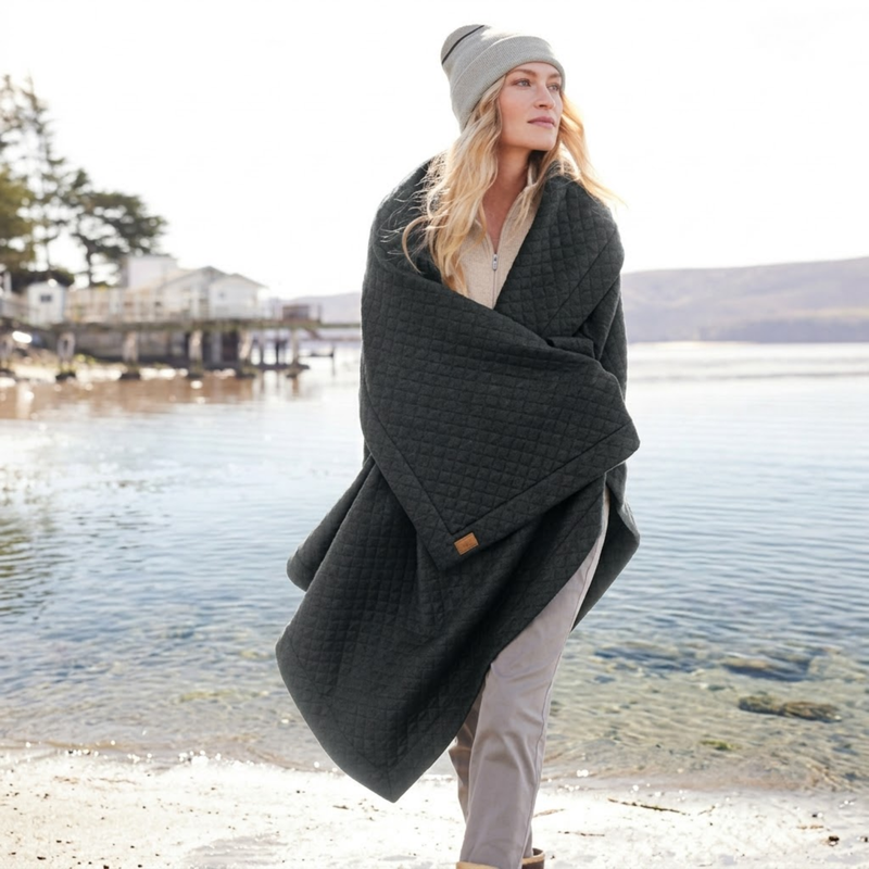 Branded TravisMathew Diamond Quilt Blanket