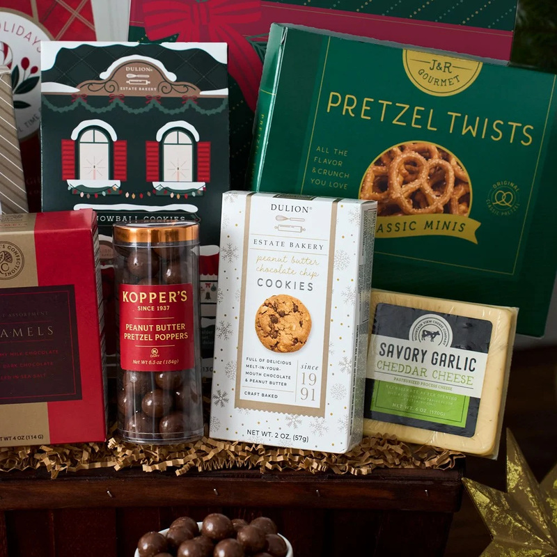 Deluxe Christmas Gift Basket