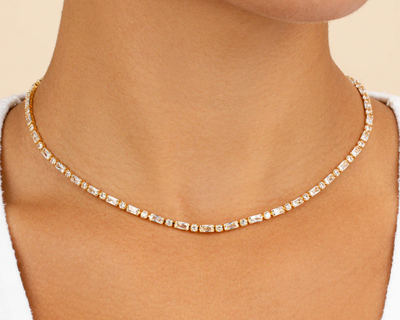 Georgia CZ Tennis Necklace