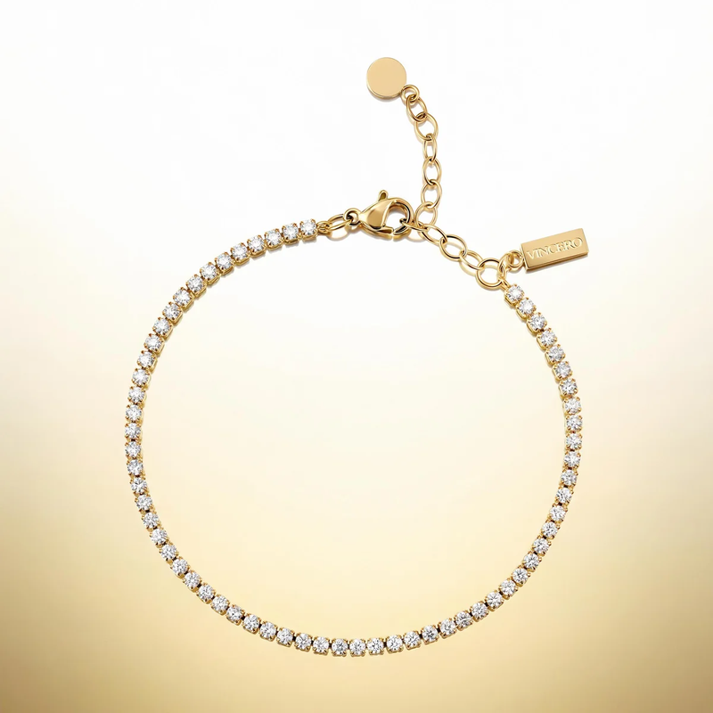 Gold Tennis Bracelet