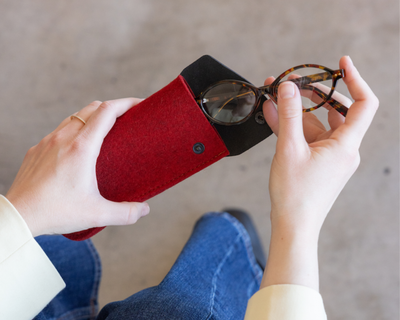 Merino Wool Eyeglass Sleeve