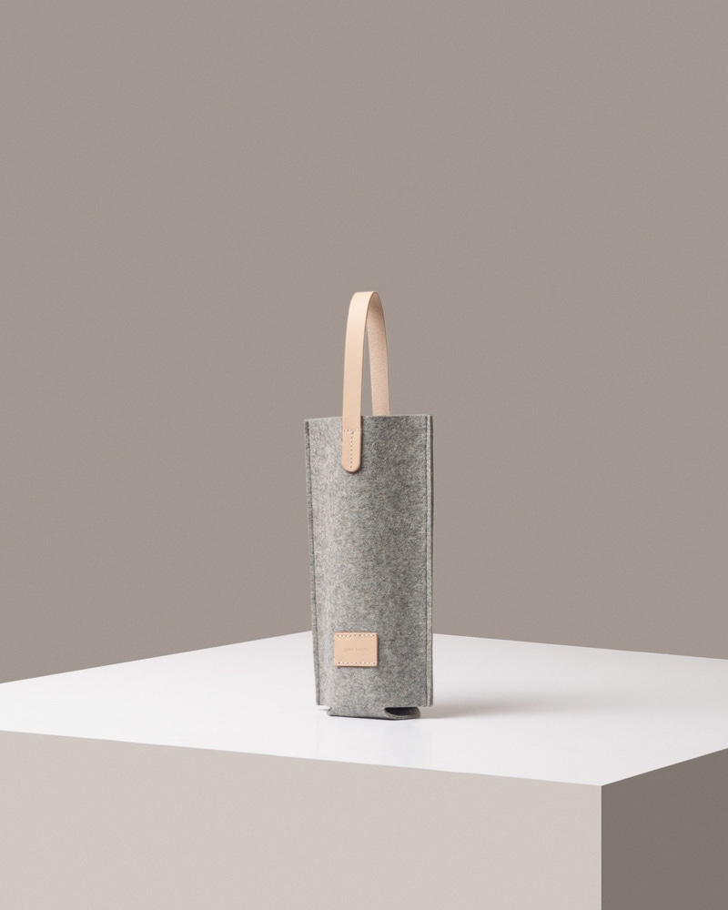 Merino Wool Bottle Bag