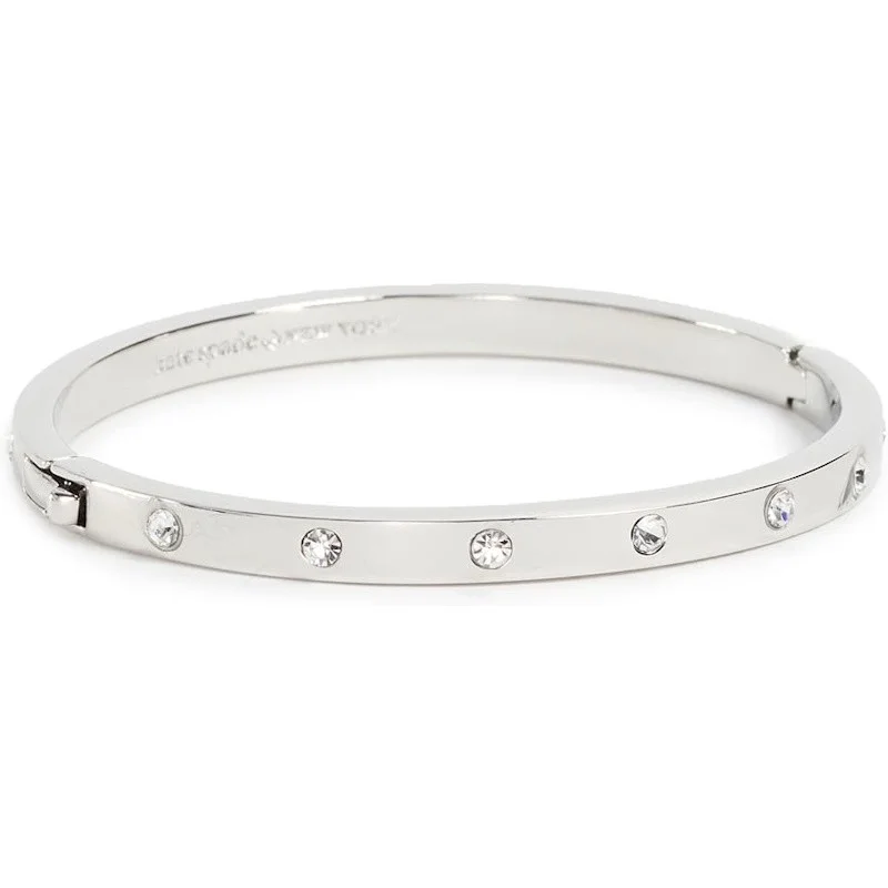 Set in Stone Hinged Bangle Bracelet