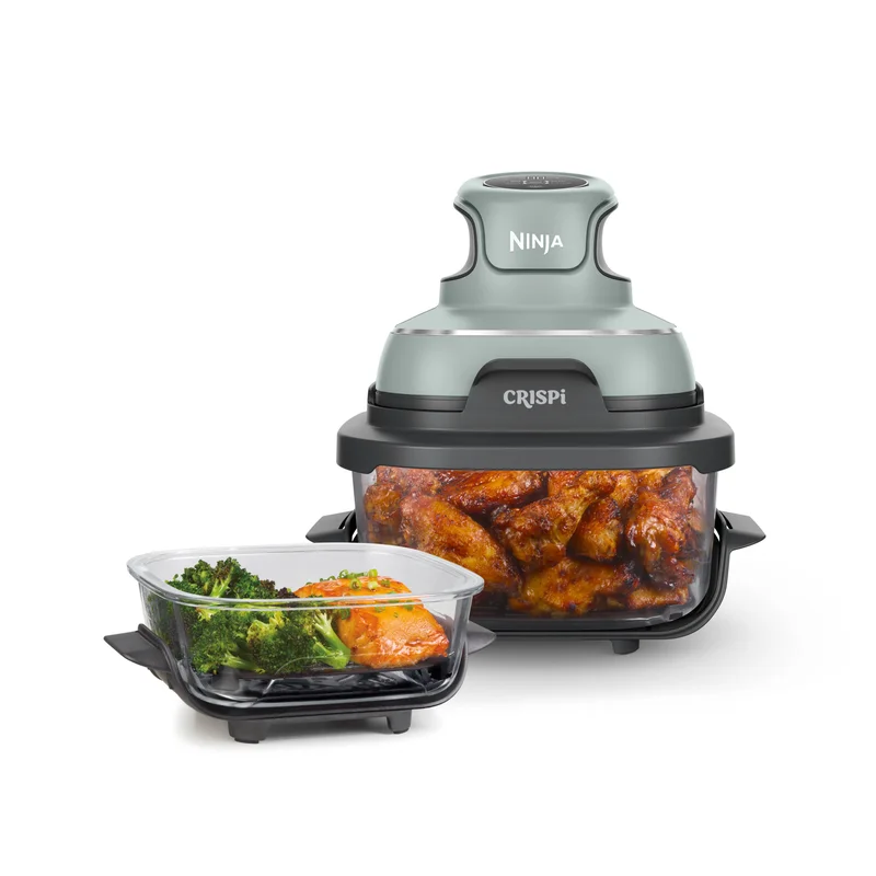 Crispi 4-in1 Portable Glass Air Fryer