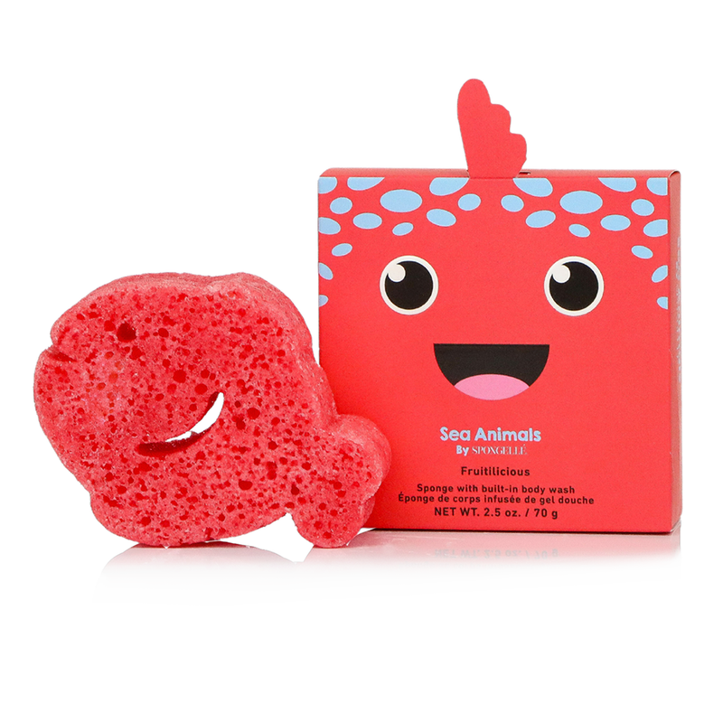 Body Wash Infused Animals Sponge