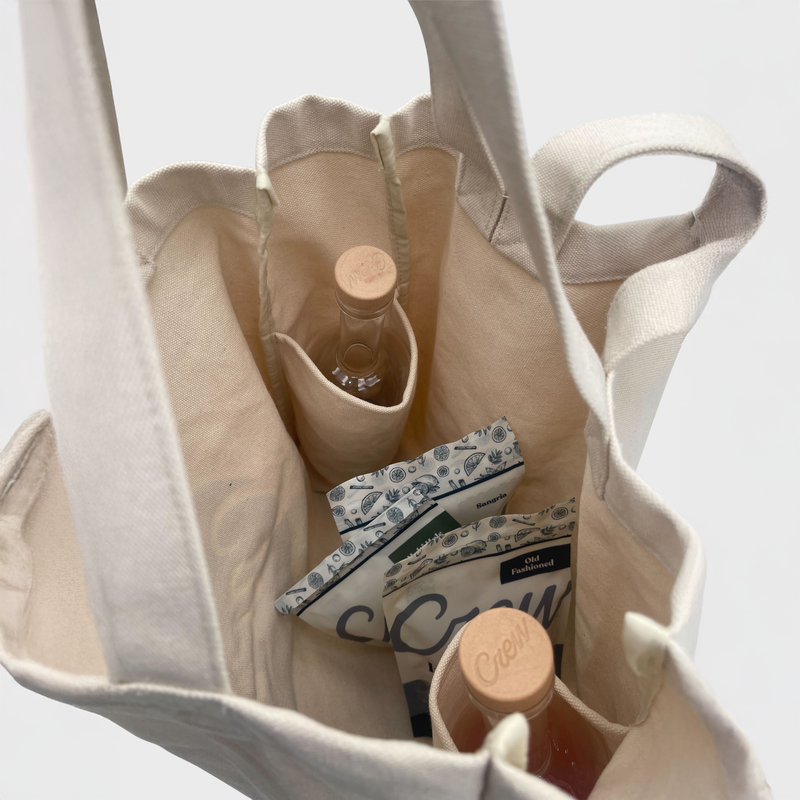 Barware Canvas Bag