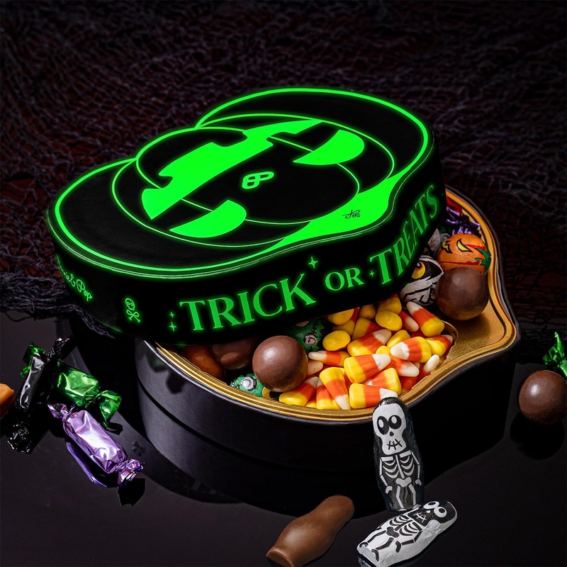 Halloween Candy Gift Box, Glow-in-the-Dark Pumpkin