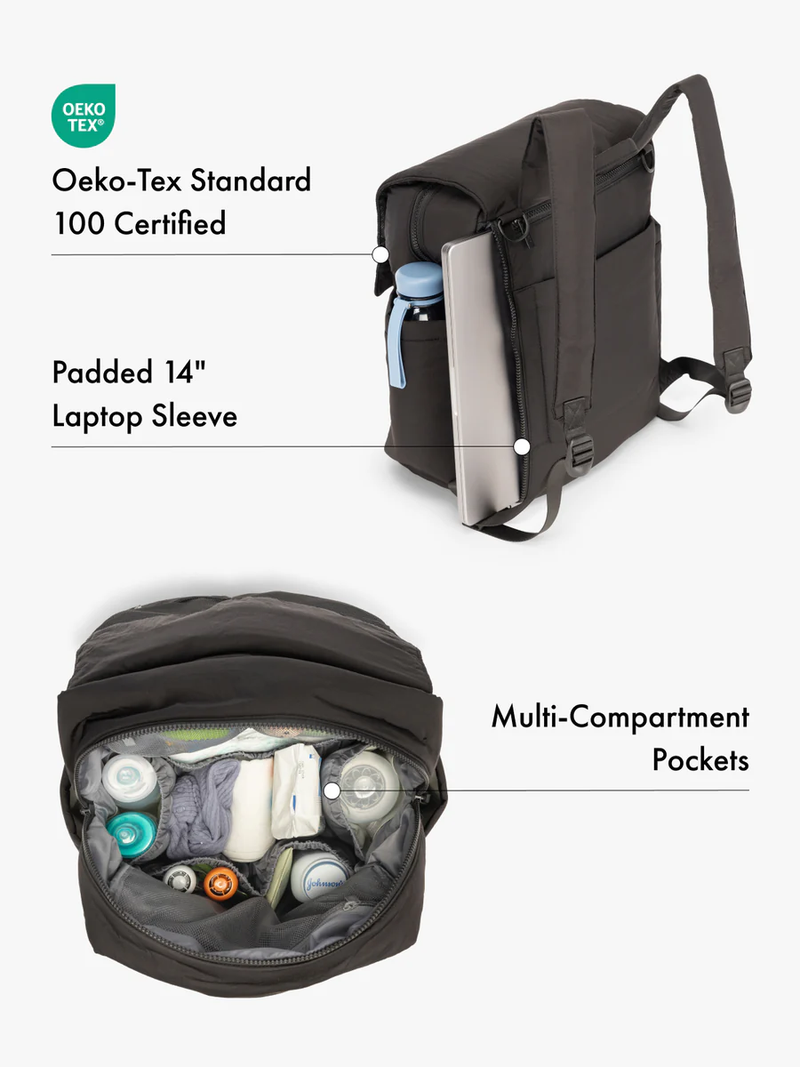 Diaper Backpack with Laptop Sleeve