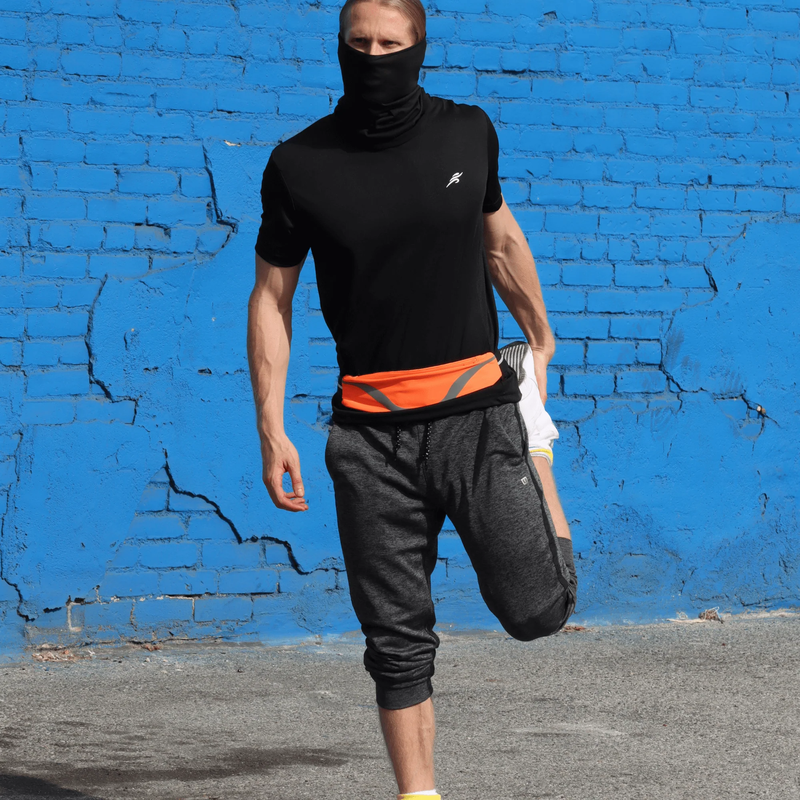 Water-Resistant Sport Running Belt with Reflective Strip