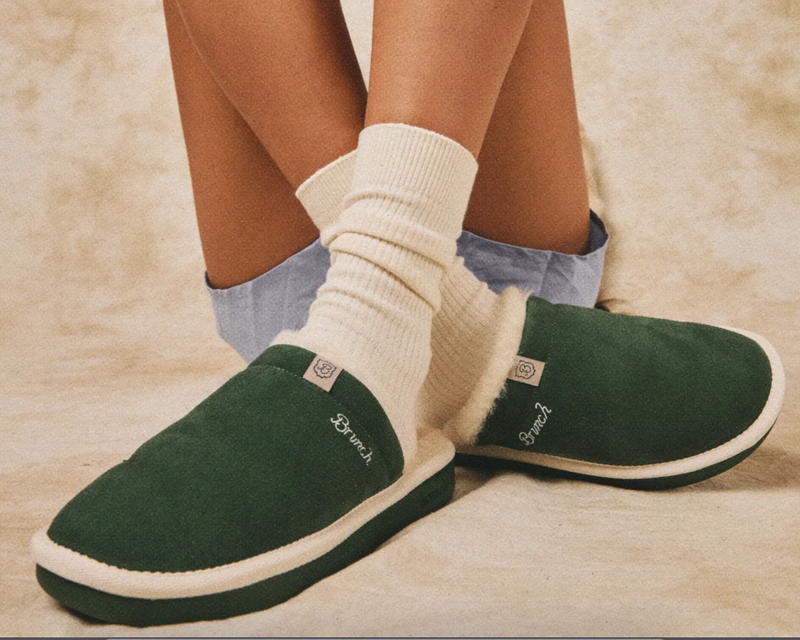 Essential Suede Shearling Slipper